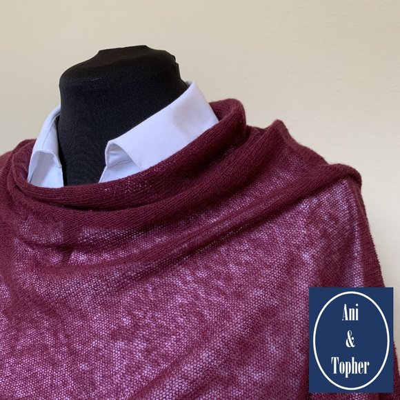 100% Cashmere Poncho NWT - Picture 4 of 4